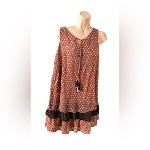 Xhilaration Very Cute Dress with Tassels Size M Like new. Only worn once.